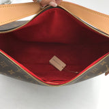 LOUIS VUITTON MONOGRAM SLOUCHY MM LUXE HANDBAG BROWN