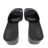 GUCCI RUBBER SANDALS LUXE SHOES BLACK