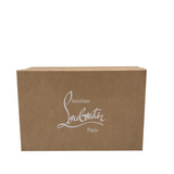 CHRISTIAN LOUBOUTIN MISS SPIKA CLUB LEATHER FLATS SLIDES LUXE SHOES WHITE 42