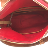 DOONEY & BOURKE LEATHER SHOULDER HANDBAG BROWN 9.5L x 8H x 5W