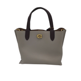 COACH WILLOW TOTE HANDBAG TAUPE 9L x 7H x 4.5W