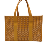 GOYARD VILLETTE TOTE LG. FRENCH BULLDOG LUXE HANDBAG YELLOW