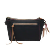 CONSUELA $325 CROSSBODY HANDBAG BLACK GREEN 9.5”x6.5x5.5x