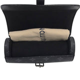 LOUIS VUITTON 3WATCH CASE MONOGRAM ECLIPSE LUXE HANDBAG BLACK 7.5”x5”x3.5”