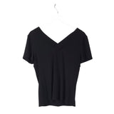 FRANK LYMAN NWT SHORT SLEEVE DESIGNER TOP BLACK 10