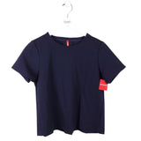 SPANX NWT SHORT SLEEVE TOP NAVY SMALL