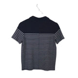 RAG & BONE NWT$178 KNIT STRIPE POLO DESIGNER TOP NAVY WHITE SMALL