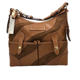 DOONEY & BOURKE NWT$495 LEATHER SHOULDER HANDBAG BROWN 13L x 11H x 5.5W