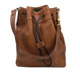DOONEY & BOURKE RET$568 AS IS FLORENTINE HATTIE HANDBAG BROWN 11L x 13H x 5W