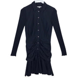 VERONICA BEARD LONG SLEEVE DESIGNER DRESS BLACK 2