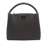 KATE SPADE RET$349 "PHOEBE" LEATHER SATCHEL HANDBAG GRAY