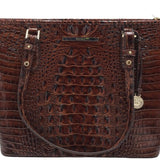 BRAHMIN RET$325 MEDIUM TOTE HANDBAG BROWN 15L x 9H x 4W
