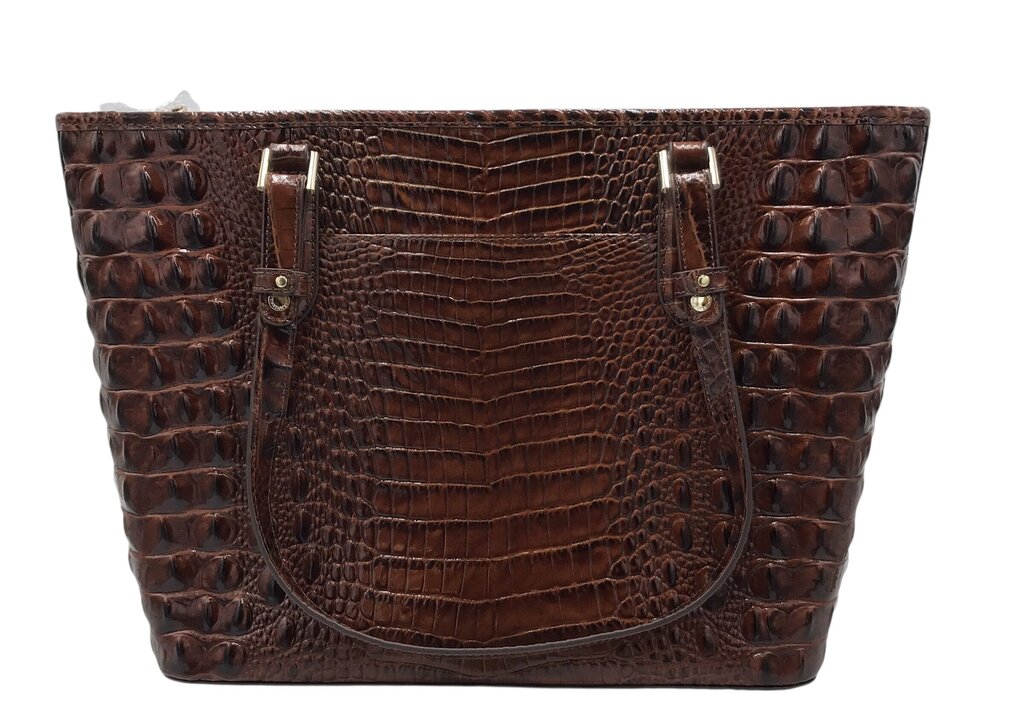 BRAHMIN RET$325 MEDIUM TOTE HANDBAG BROWN 15L x 9H x 4W