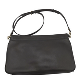 KATE SPADE LEATHER FOLDOVER CROSSBODY HANDBAG TAUPE 13L x 7H