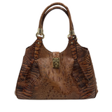 BRAHMIN RET$445 SATCHEL CARRYALL HANDBAG TAUPE