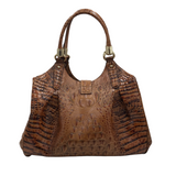 BRAHMIN RET$445 SATCHEL CARRYALL HANDBAG TAUPE