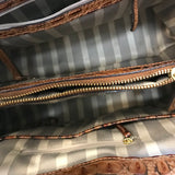 BRAHMIN RET$445 SATCHEL CARRYALL HANDBAG TAUPE