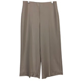JOSEPH RIBKOFF NWT$205 WIDE CROP DESIGNER PANT BEIGE 10