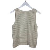 Z SUPPLY 2PC TOP/SKIRT CROCHET OUTFIT CREAM MEDIUM