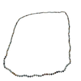 SEMI PRECIOUS STONES NECKLACE GREEN BROWN