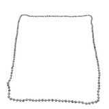 SEMI PRECIOUS STONES NECKLACE WHITE GRAY