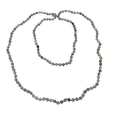 SEMI PRECIOUS STONES NECKLACE WHITE PEACH