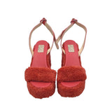 PLATFORM SANDAL DESIGNER SHOES CORAL 9