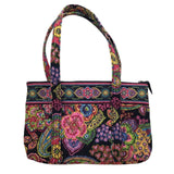 VERA BRADLEY SMALL TOTE HANDBAG PINK BLUE 14.5x8x4