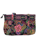 VERA BRADLEY SMALL TOTE HANDBAG PINK BLUE 14.5x8x4