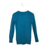 VINCE WOOL LONG SLEEVE DESIGNER CARDIGAN BLUE SMALL