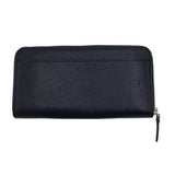 KATE SPADE ZIPPER WALLET BLACK WHITE 7.5x3.5x0.5