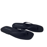 JEFFREY CAMPBELL FLAT FLIP FLOP SHOES BLACK 6