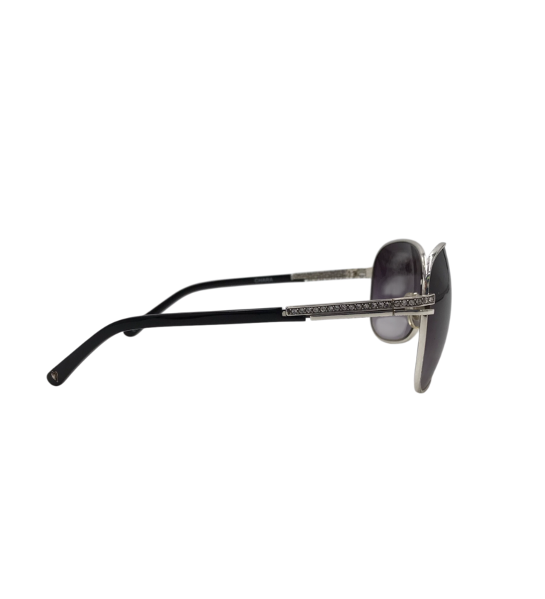 BRIGHTON AVIATOR RHINESTONES SUNGLASSES/READERS SILVER