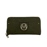 ZIP WRISTLET WALLET OLIVE 7.5”x4”x0.5”