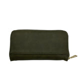 ZIP WRISTLET WALLET OLIVE 7.5”x4”x0.5”
