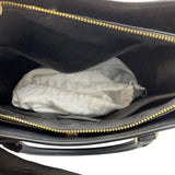 MICHAEL KORS RET$278 SAFFIANO LEATHER SATCHEL HANDBAG BLACK 13”x10”x5”
