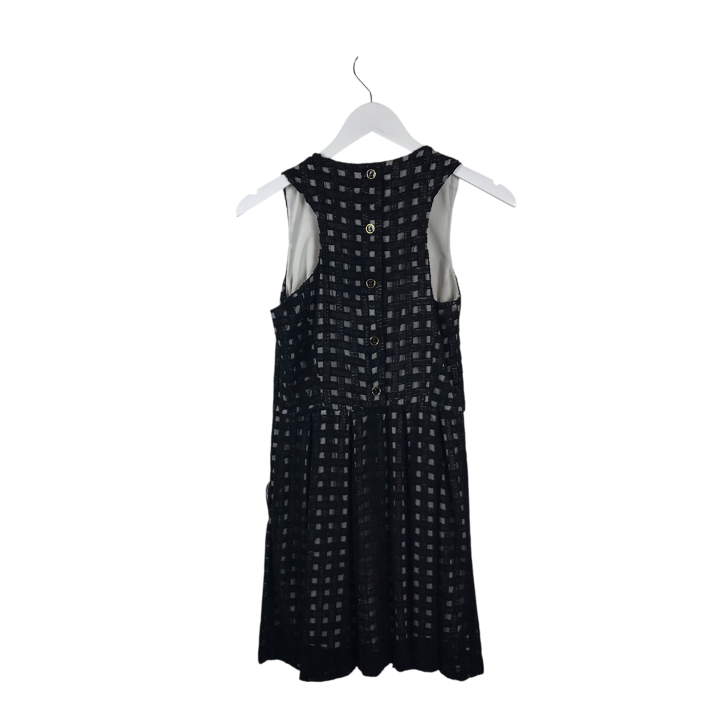 HUNTER BELL LACE SLEEVELESS DESIGNER DRESS BLACK 2