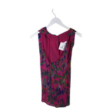 NWT$89 HALTER TOP PINK GREEN MEDIUM
