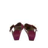 DONALD J PLINER SUEDE WEDGE SANDAL SHOES PINK 9.5M