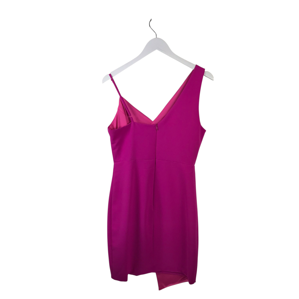 KARLIE NWT$197 SLEEVELESS DESIGNER DRESS FUCHSIA LARGE