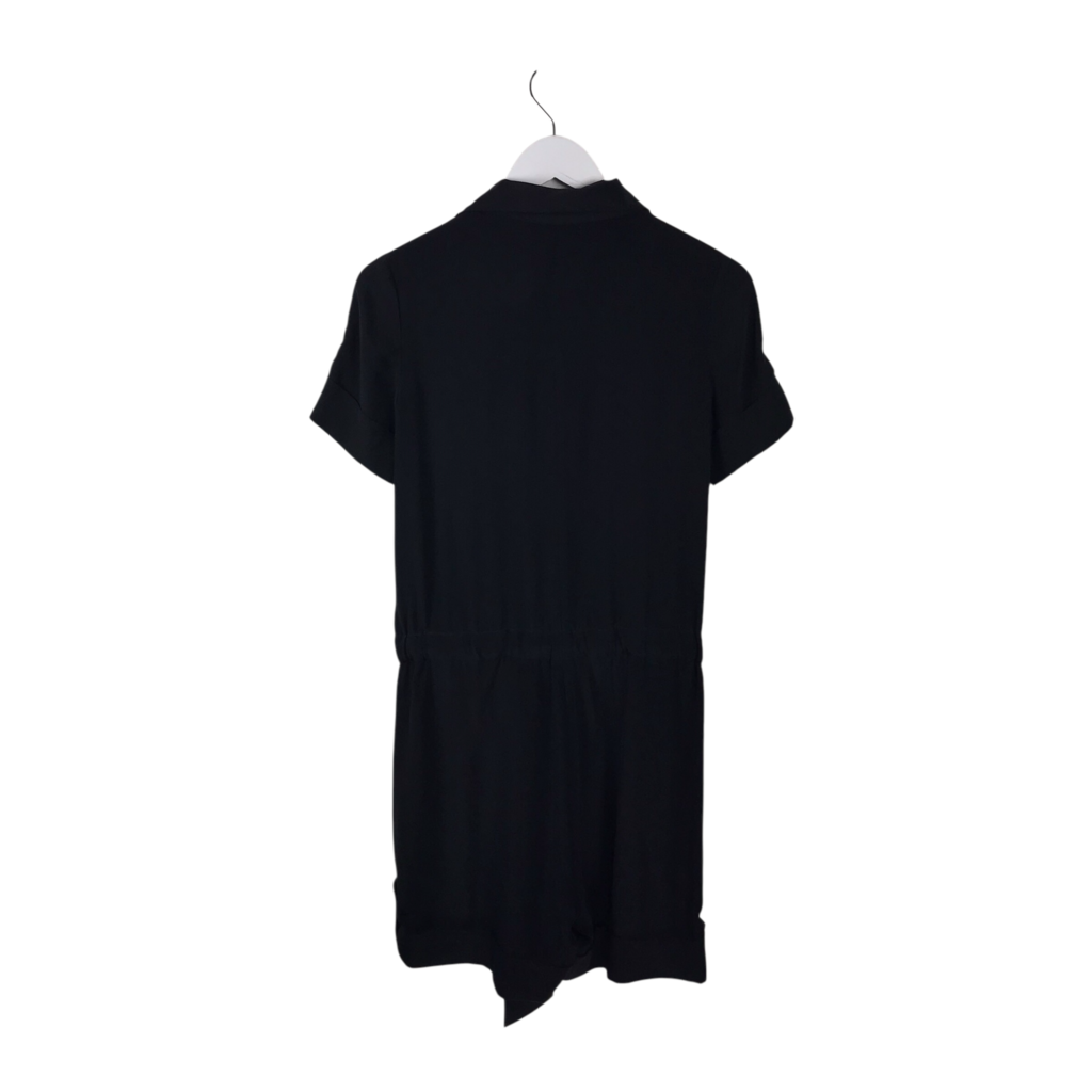 KATE SPADE SILK SHORT SLEEVE DESIGNER ROMPER BLACK 2