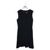 DIANE VON FURSTENBERG SLEEVELESS DESIGNER DRESS BLACK 4