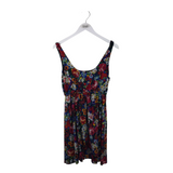 ALICE + OLIVIA FLORAL SLEEVELESS DESIGNER DRESS BLACK MULTI 8