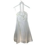 DIANE VON FURSTENBERG HALTER DESIGNER DRESS WHITE 4
