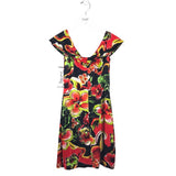 JOSEPH RIBKOFF NWT FLORAL COWL SLEEVELESS DESIGNER DRESS BLACK RED 2