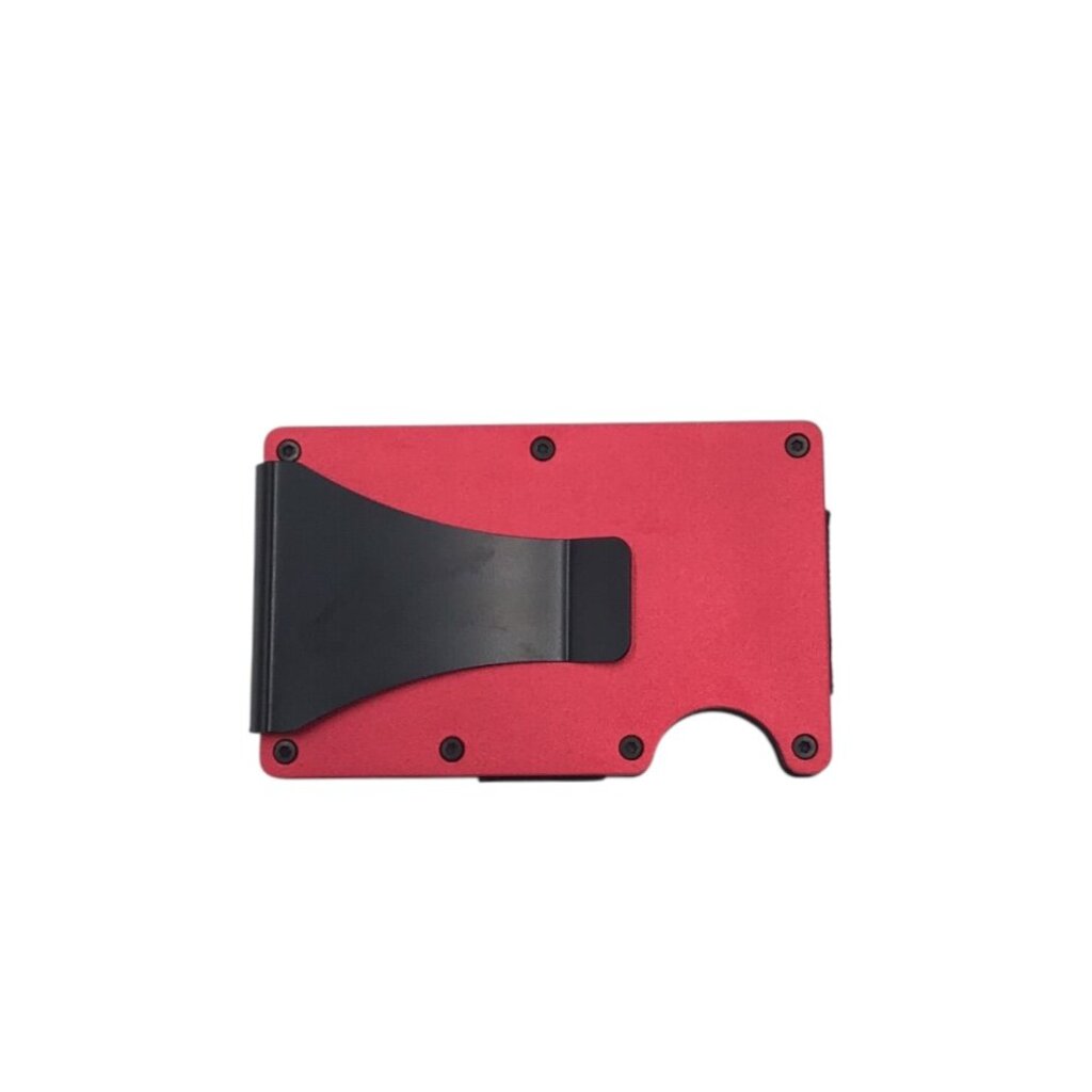 WE THE PEOPLE LASER ENGRAVED RFID WALLET MEN ACCESSORIES RED