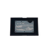 AIR FORCE LASER ENGRAVED RFID WALLET MEN ACCESSORIES GREY