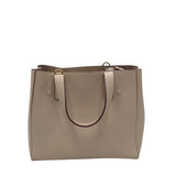 FRANCES VALENTINE SMALL SATCHEL HANDBAG ORANGE BEIGE 9”x7.5”x3”