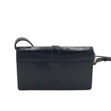 FRANCES VALENTINE CROSSBODY HANDBAG BLACK 7.5x4”x0.5”