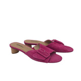 VANELI BLOCK HEEL SLIDE SHOES PINK 7.5M